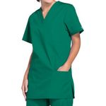 Prof V-Neck Scrub Top Hunt Green Xl