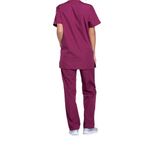 Prof V-Neck Scrub Top Wine Xl