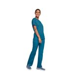 4700 Unisex Scrub Top Carib Blue Xl