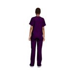 4700 Unisex Scrub Top Eggplant 2Xs