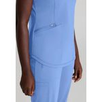 Serene Knit Scrub Top Ceil Xs