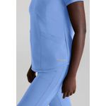 Serene Knit Scrub Top Ceil Xs