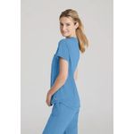 Flow Knit Scrub Top Ceil Xs