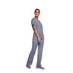 4700 Unisex Scrub Top Grey Xs