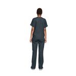 4700 Unisex Scrub Top Pewter S