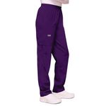 Unisex Scrub Trouser Eggplant Xxs