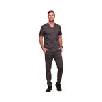 Revolution Scrub Top Pewter Xxs