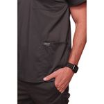 Revolution Scrub Top Pewter Xxs