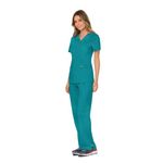 Revolution Mock Wrap Top Teal L