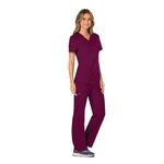 Revolution Mock Wrap Top Wine M