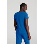 Serene Knit Scrub Top Ro Blue Xl
