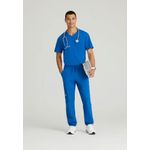 Flex Knit Scrub Top Royal Blue 4Xl
