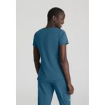 Serene Knit Scrub Top Bah Blue S
