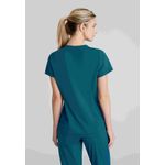 Flow Knit Scrub Top Bahama Blue S