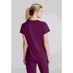 Flow Knit Scrub Top Wine 5Xl