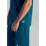 Flex Knit Scrub Top Bah Blue 2Xl