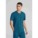 Flex Knit Scrub Top Bah Blue 3Xl