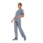 4700 Unisex Scrub Top Grey 2Xl