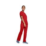 4700 Unisex Scrub Top Red M