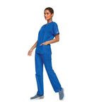 4700 Unisex Scrub Top Royal Blue S