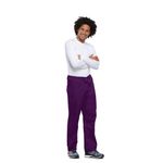 Drawstring Scrub Trs Eggplant Xs