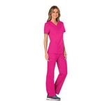 Revolution Mock Wrap Top Epink 2Xs