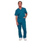 Revolution Scrub Top Car Blue M