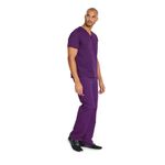Signature Scrub Top Eggplant 3Xl