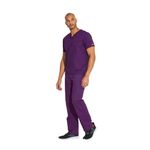 Signature Scrub Top Eggplant S
