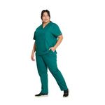 Signature Scrub Top Hunt Grn 2Xl