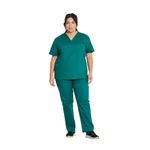 Signature Scrub Top Hunt Grn M