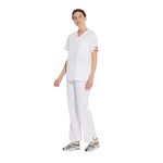 Signature Scrub Top White 3Xl