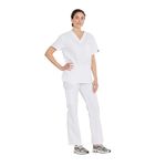 Signature Scrub Top White L