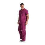 Signature Scrub Top Wine Xl