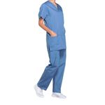 Prof V-Neck Scrub Top Ceil Blue 2Xs