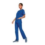 4700 Unisex Scrub Top Galaxy Blu 3Xl