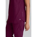 One Flux Scrub Top Wine 4Xl