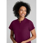 One Flux Scrub Top Wine 4Xl