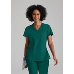 One Racer Scrub Top Hunt Grn 4Xl