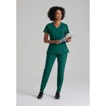 One Racer Scrub Top Hunt Grn 4Xl