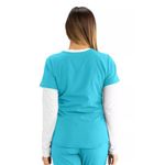 Breeze Womens Scrub Top Tur L