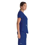 Breeze Womens Scrub Top Gal Blue 3Xl