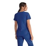 Breeze Womens Scrub Top Gal Blue 3Xl