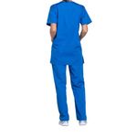 Prof V-Neck Scrub Top Ro Blue L