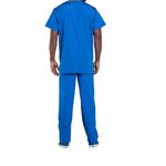 Prof V-Neck Scrub Top Ro Blue Xl