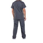 Prof V-Neck Scrub Top Pewter S