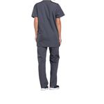 Prof V-Neck Scrub Top Pewter S