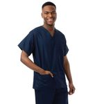 Unisex Lwt Scrub Top Navy 2Xl
