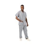 Unisex Lwt Scrub Top Pale Grey L