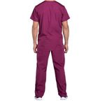 Prof V-Neck Scrub Top Wine L